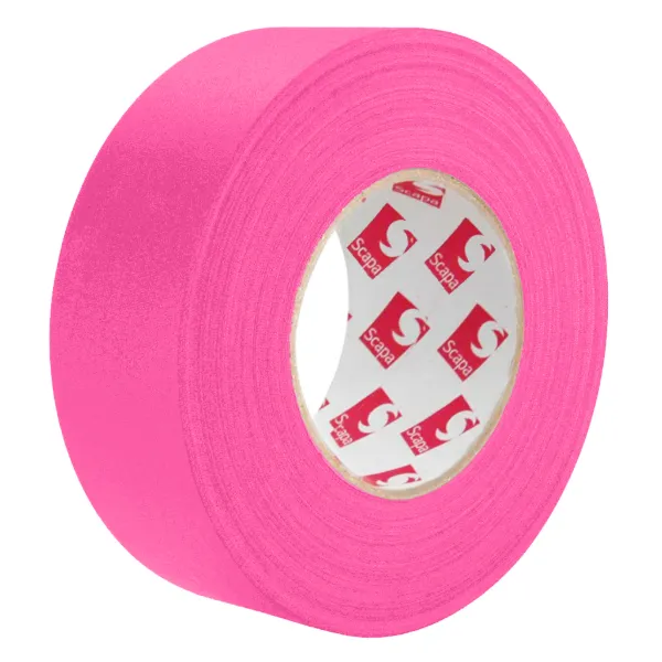 Cloth Tape - Gaffers Neon Pink 125 12MMx55M 11MIL 24/CS