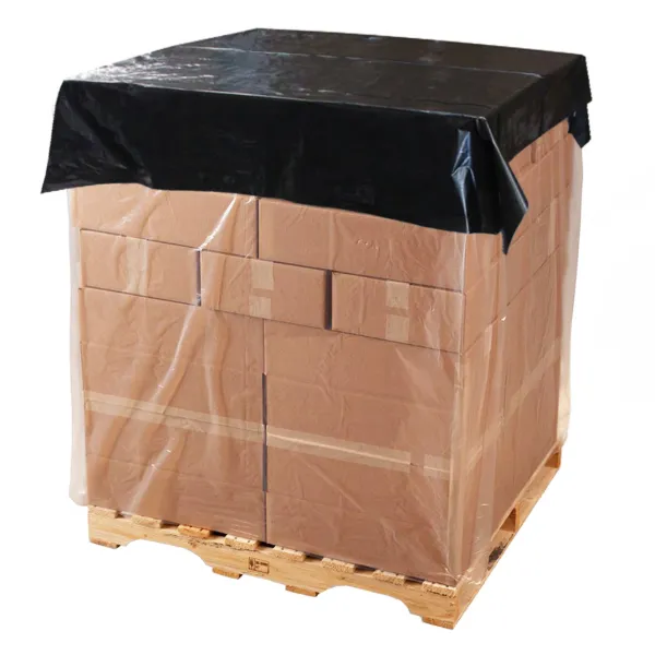 Pallet Top Sheeting Black PTS 60INx60IN 1.5MIL 250/RL