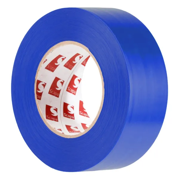 Polyethylene Tape Blue 136 96MMx55M 9MIL 12/CS