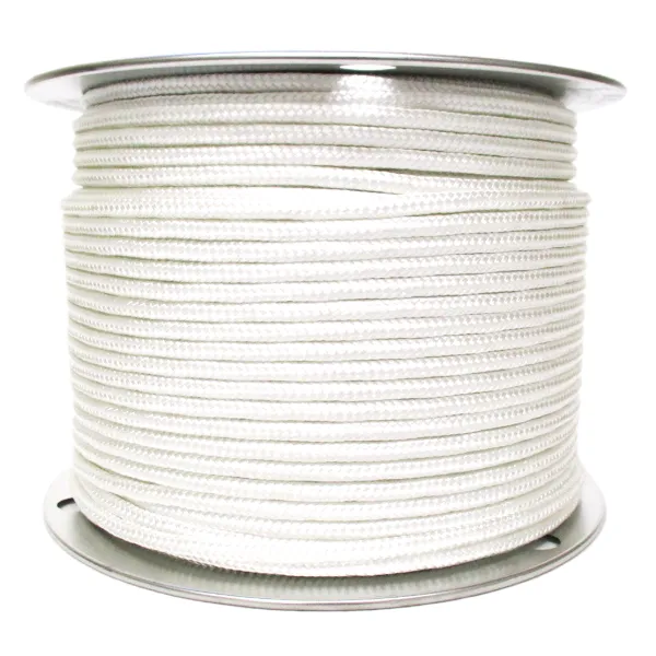 Rope - Nylon Braid White 630 1/4IN x 600FT 1/CS