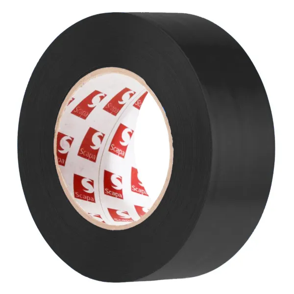Polyethylene Tape Black 136 144MMx55M 9MIL 8/CS