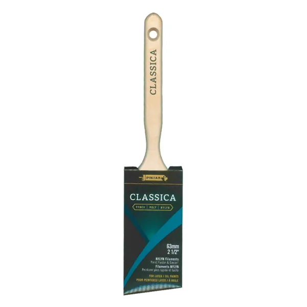 Angular Sash Brush - Poly / Nylon Beige S3563 63MMx76MM 16MM 10/PK 100/CS