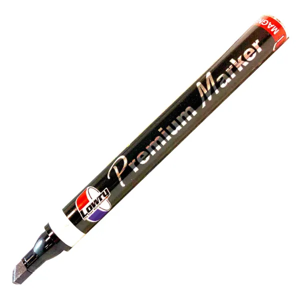 Marker - Chisel Tip Magnetized End Black Premium 12/PK 144/CS