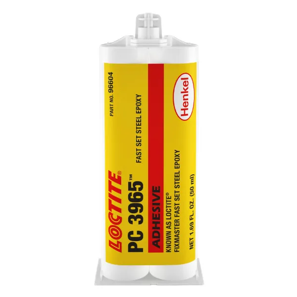 Epoxy Adhesive - Fixmaster® Fast Set Steel Grey PC 3965 50ML DUAL CARTRIDGE 6/CS