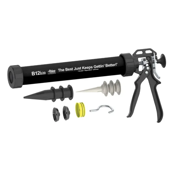 Caulking Gun - Sausage Cartridge Black B12S20 1/EA 10/PKG