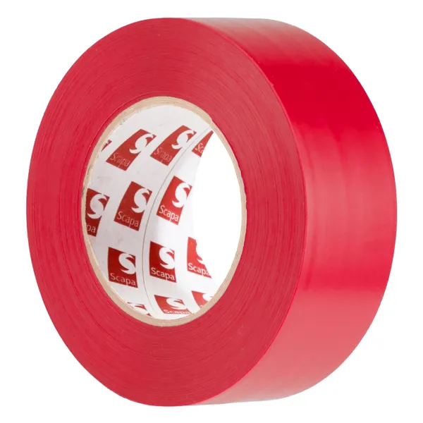 Polyethylene Tape Red 136 72MM x 55M 9MIL 1/RL
