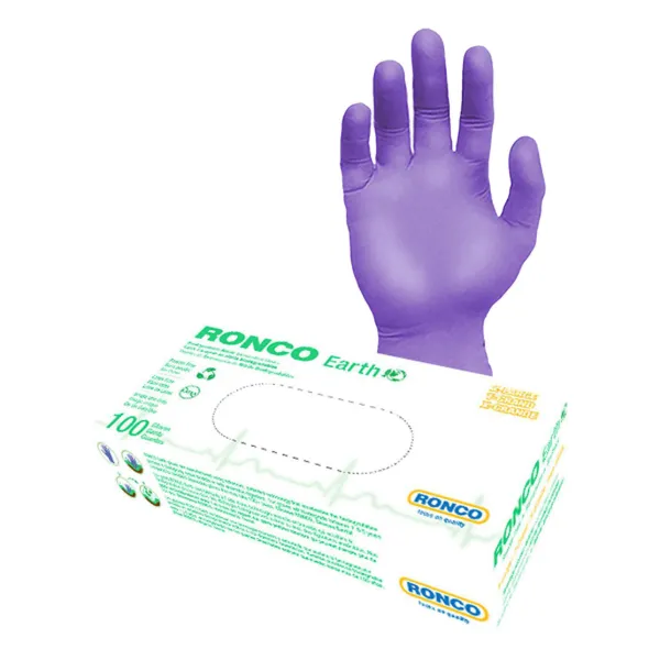 Gloves - Nitrile Biodegradable Earth™ Violet 936 3MIL Large 100/BX 10/CS