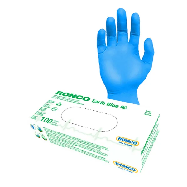 Gloves - Nitrile Biodegradable Earth Blue 937 3MIL X-Large 100/BX 10/CS