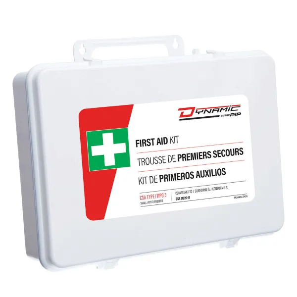 First Aid Kit - CSA Level 3 Plastic Box FAKCSAT3SBP 3INx9.5INx13.5IN 1/CS