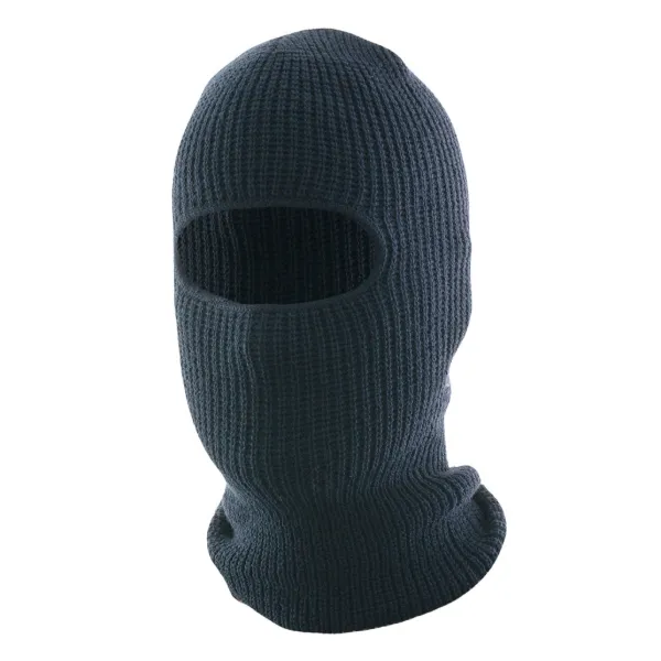 Balaclava - Knitted Acrylic One Opening Black 036-WL-9 12/PK 60/CS