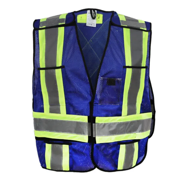 Safety Vest - 5-Point Tear Away Royal Blue BK101RB One Size 1/CS