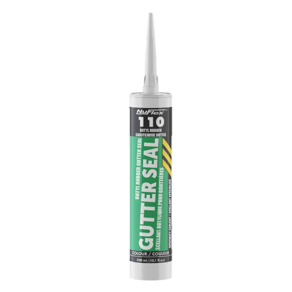 Sealant - Nuflex® Butyl Rubber Caulk and Gutter Grey 110 300ML CARTRIDGE 1/EA 12/CS