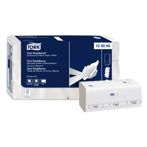 Paper Towel - Advanced PeakServe® White 105065 7.9IN x 8.9IN 410/PKG 12/CS