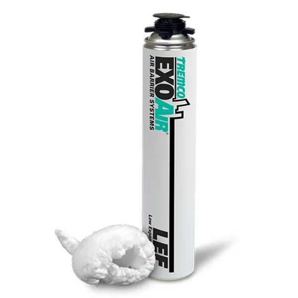 Sealant - ExoAir® LEF Polyurethane Foam Clear 750ML Can 1/EA 12/CS
