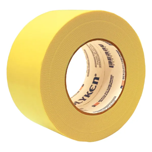 Tunnel Tape - PE Synthetic Rubber Adh. Yellow 757T 96MM x 55M 7MIL 1/RL 8/CS