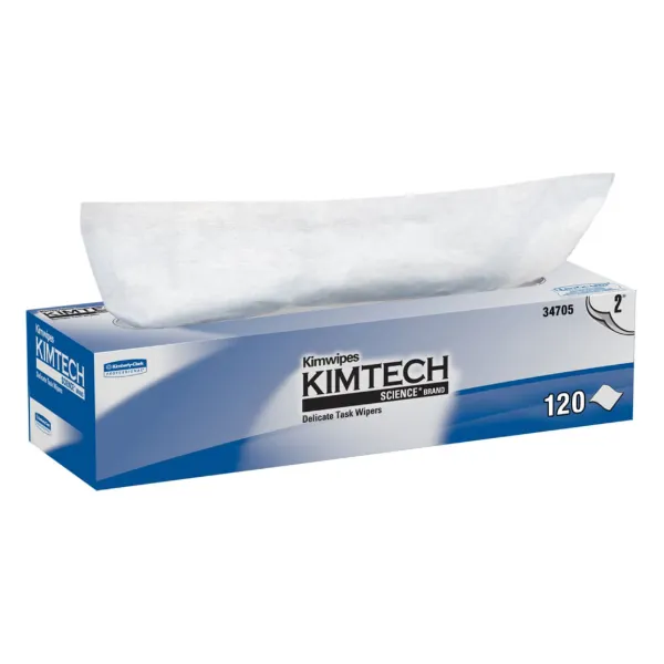 Wipers - Kimtech Science™ Kimwipes™ Delicate Task White 34705 11.22INx12.3IN 120 SHEETS/BX 15/CS