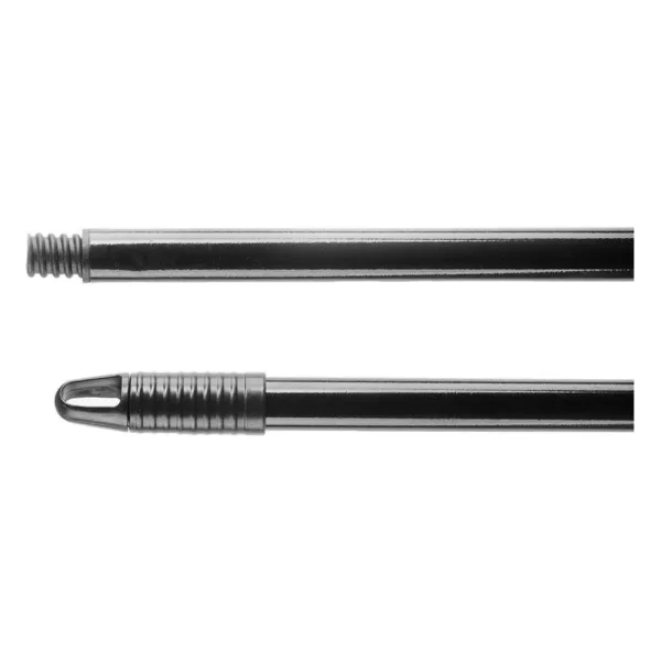 Broom Handle - Metal with Plastic Thread Black 2507 54IN 1/CS