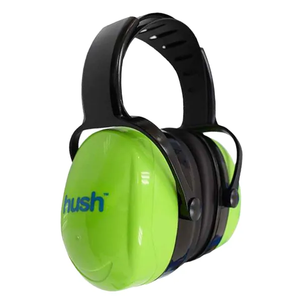 Earmuffs - Hush™ Hi-Viz Dielectric NNR 28 Bright Green 50-443 1/EA 20/CS