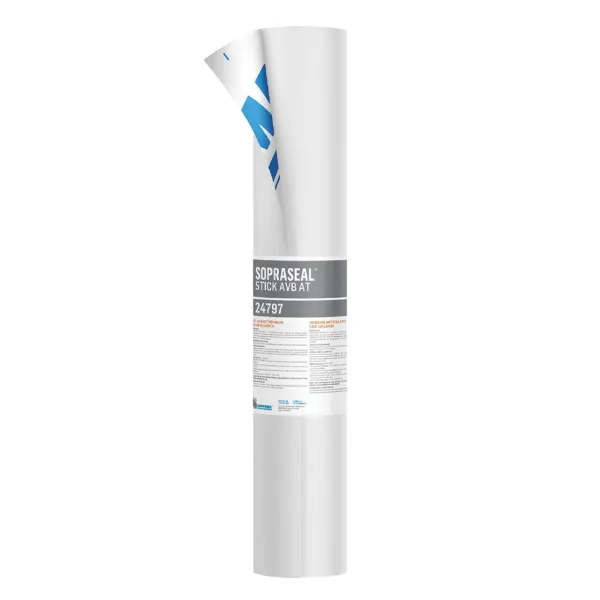 Air & Vapour Barrier Membrane - Sopraseal® Stick AVB AT White 24799 6IN x 75FT 1/RL 8/CS