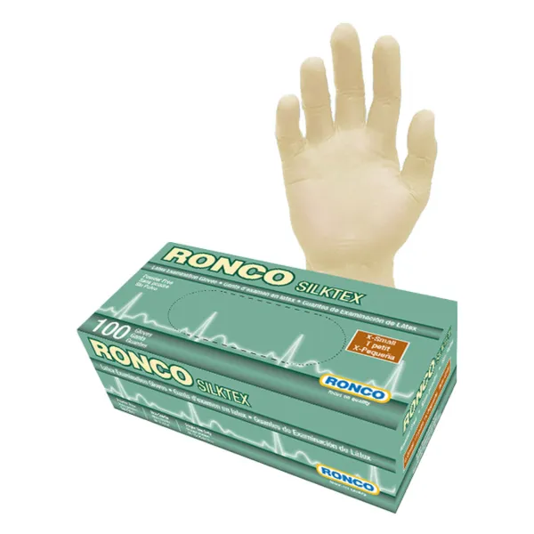 Gloves - Latex Examination Powder Free Tan Silktex™ 5MIL 829 Small 100/BX 10/CS