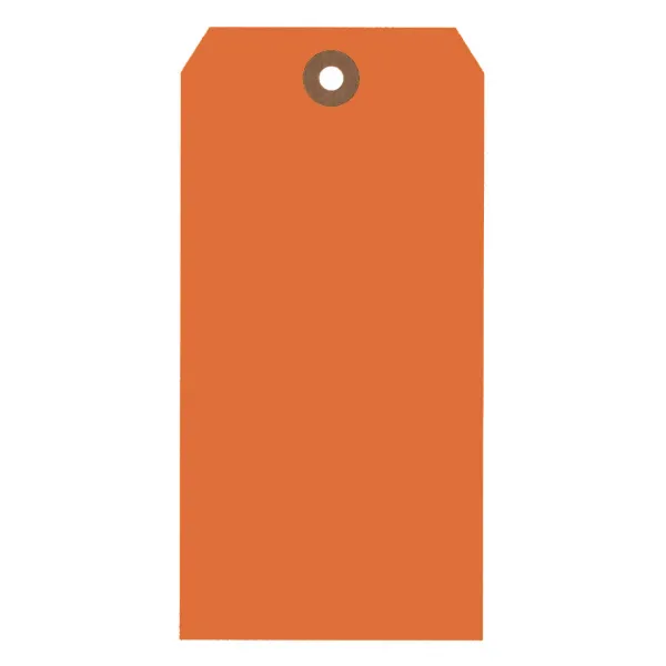 Shipping Tags Orange ST5 4.75IN x 2.375IN #5 1000/BX
