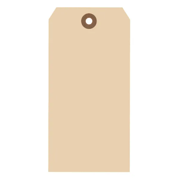 Shipping Tags Manila ST1 2.75IN x 1.375IN #1 1000/BX