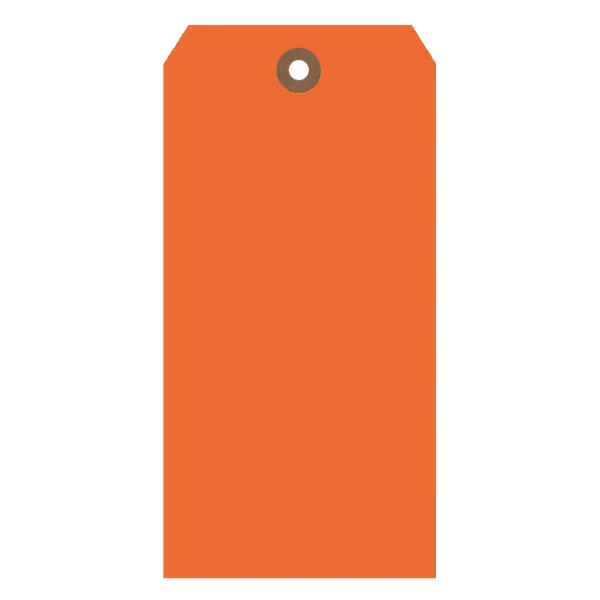 Shipping Tags Neon Red ST8 6.25IN x 3.125IN #8 1000/BX