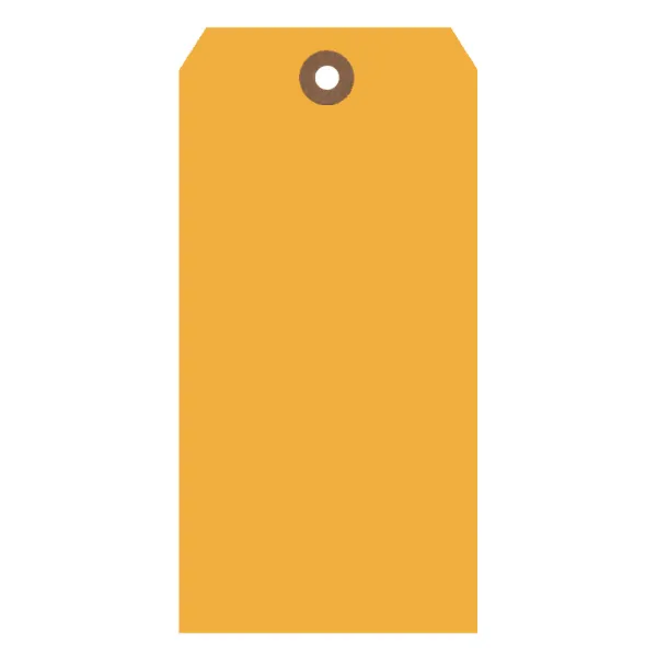 Shipping Tags Neon Orange ST5 4.75IN x 2.375IN #5 1000/BX