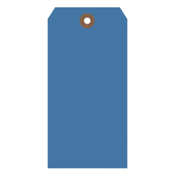 Shipping Tags - Reinforced Hole Dark Blue ST3 3.75IN x 1.875IN #3 1000/BX