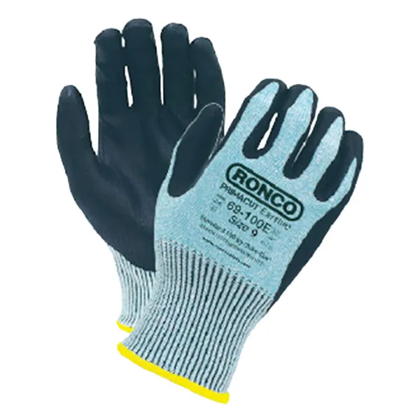 Gloves - Cut Resistant HPPE Level 4 PrimaCut™ Black on Green 69-100E-07 Small 6PR/PK 48/CS