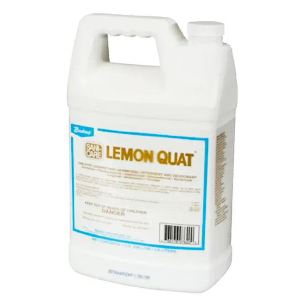 Cleaner - Sanicare Lemon Quat Disinfectant 5076 3.78L 1/EA 4/CS